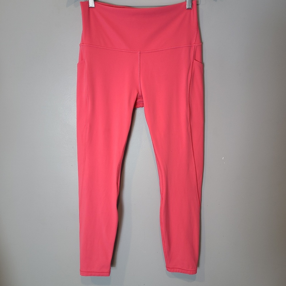Lululemon Align Leggings Pink Size 10 Double-Lined Active Running Comfy